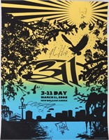 311 FULL BAND AUTOGRAPHED NEW ORLEANS POSTER