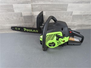 POULAN 14" CHAINSAW / OWNER SAYS RUNNING