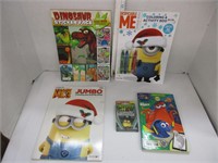 Minion & Dinosaurs coloring books and stickers