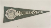 Vintage 1950’s Michigan State Felt Pennant