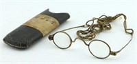 18th Century Eyeglasses w/ Case