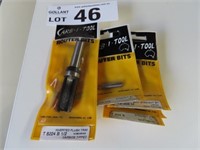 5 New Carbi Tool Router Bits Various Sizes
