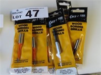 7 New Carbi Tool Wood Boring Drills Various Sizes