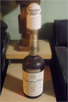 Vintage Giant Canadian Club Whiskey Bottle