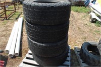 4 - Used Terra Grappler LT325/65R18 Tires