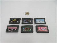 6 jeu Nintendo Game Boy Advance