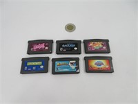 6 jeu Nintendo Game Boy Advance