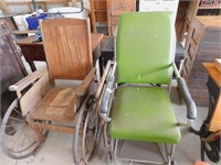 Pair of Antique Wheel Chairs