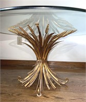 c1950'S COCO CHANEL STYLE SHEAF OF WHEAT TABLE