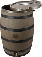 USED-RTS 55 Gal Woodgrain Rain Barrel