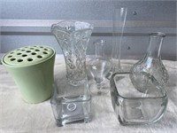 Flower Frog Vase, Clear Vases & More