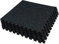 SUPERJARE 0.56 Inch Thick Exercise Equipment Mats