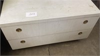 Two drawers, 48 x 24“ x 26“ tall storage cabinet,