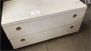 Two drawer, 4’ x 2’ by 26 inches high, please