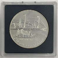 1991 Canada Frontenac Commemorative Silver Dollar