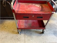 HARBOR FREIGHT RED TOOL CART 30"X 16"X 35"