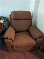 Brown Suede Lift Chair
