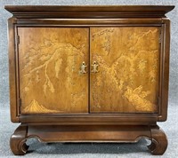 Chinoiserie Decorated 2 Door Cabinet