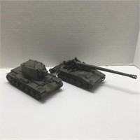 Lot of 2 tank models - KV2 & SPG