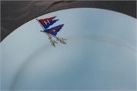 Three Dinner Plates, New York Yacht Club, Major Ma