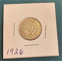 1926 5 CENT