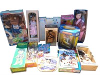 Vintage dolls & toys in boxes - Cabbage Patch,