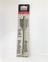 WoodOwl 00617 1-1/4-Inch by 6-Inch Spade Drill Bit