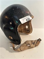 2 pcs Vintage Football Helmut and Chin Strap