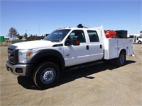 2016 Ford F550 Crew Cab Mechanics Truck