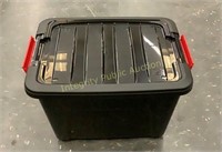 6ct Black Storage Container 15” x 12” x 9”