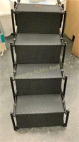 Heeyo Pet Stairs 4 Steps Color:Black 55”H x 18”W