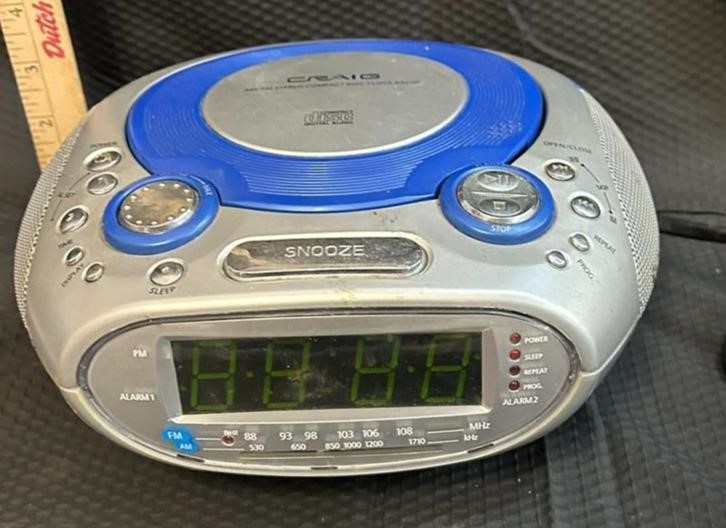 Craig CD Player Clock Radio