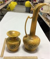 2 Haeger Vases