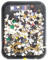 Assorted Fashion Buttons & Thimble