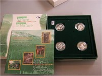 Sterling Silver  Fifty Cents Coins Set