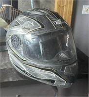 Ladies size Small Helmet with built in Sunglasses
