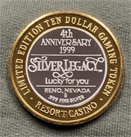 .999 Silver Legacy Casino Gaming Token