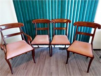 4 - ANTIQUE REGENCY CHAIRS