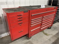 Matco Tool Box with Side Cabinet (NO KEY)
