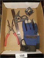 Menards Work Gloves, Combination Square, Other