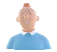 Tintin. Buste Tintin pull bleu