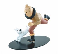 Tintin. Statuette Tintin aviateur