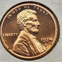 1974-S Lincoln Cent