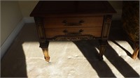 Vintage Wood End Table