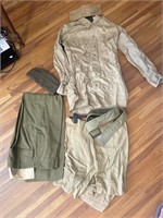US military uniforms hats pants and jacket