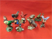 Large qty of small bird ornaments (3"-4"H)