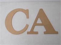 MDF Classic Font Wood Letters and Numbers,