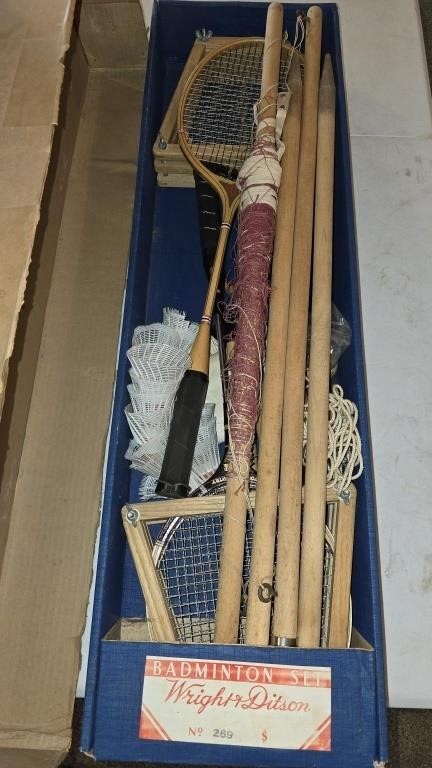 Wright & Ditson Vintage Badminton Set