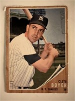 Clete Boyer 1962 Topps baseball card No. 490