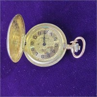 Vintage Arnex Co.17 Jewel Gold Plated Pocket Watch